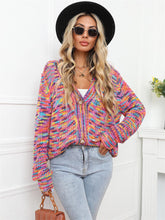 Load image into Gallery viewer, Women Knit Cardigan Vintage Rainbow Sweaters| NCS