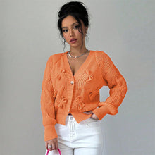 Load image into Gallery viewer, Women's Fashion Ultra-Short Cardigan Long Sleeve Sweater | NCS