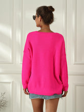 Load image into Gallery viewer, Women's Neon Color Female Slash Neck Fashion Knitted Shirts | NCS