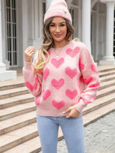 Load image into Gallery viewer, Women's Plush Heart Embroidery Thickened Sweater | NCS
