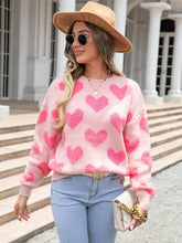Load image into Gallery viewer, Women's Plush Heart Embroidery Thickened Sweater | NCS