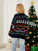 Load image into Gallery viewer, Women's Snowmans Sequins Loose Christmas Sweater | NCS