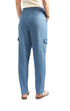 Load image into Gallery viewer, Women's Elastic Stretch Waist Casual Denim Pull-on Cargo Pants