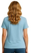 Load image into Gallery viewer, Women's Scalloped Neckline Embellished Tee