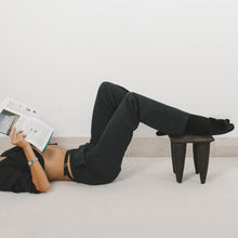 Load image into Gallery viewer, Women's Black Velvet House Slide