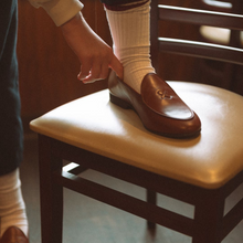 Load image into Gallery viewer, Women's Light Brown Leather Milano Loafer
