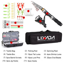 Load image into Gallery viewer, Portable Fishing Pro Rod Kit - Premium Gear for Anglers