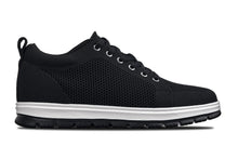 Load image into Gallery viewer, CALTO - X2322 - 2.4 Inches Taller (Black/White & Black Sole) - Lace Up Casual Sneaker - Lightweight