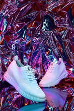 Load image into Gallery viewer, CALTO - X2633 - 2.8 Inches Taller (White) - Lace Up Casual Walker - Lightweight