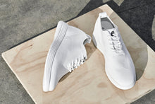 Load image into Gallery viewer, CALTO - X2633 - 2.8 Inches Taller (White) - Lace Up Casual Walker - Lightweight