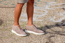 Load image into Gallery viewer, CALTO - X2638 - 2.8 Inches Taller (Khaki/Brown) - Lace Up Casual Walker - Lightweight