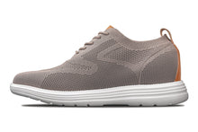 Load image into Gallery viewer, CALTO - X2638 - 2.8 Inches Taller (Khaki/Brown) - Lace Up Casual Walker - Lightweight