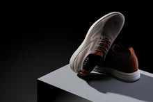Load image into Gallery viewer, CALTO - X2638 - 2.8 Inches Taller (Khaki/Brown) - Lace Up Casual Walker - Lightweight