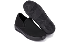 Load image into Gallery viewer, CALTO - X2780 - 2.8 Inches Taller (Black/Black Sole) - Lightweight Sneaker Loafers