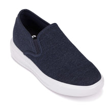 Load image into Gallery viewer, CALTO - X2781 - 2.8 Inches Taller (Navy/Grey Sole) - Lightweight Sneaker Loafers