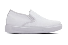Load image into Gallery viewer, CALTO - X2782 - 2.8 Inches Taller (Super Light Grey/Grey Sole) - Lightweight Sneaker Loafers