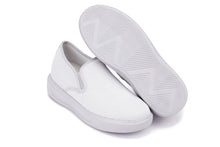 Load image into Gallery viewer, CALTO - X2782 - 2.8 Inches Taller (Super Light Grey/Grey Sole) - Lightweight Sneaker Loafers