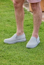 Load image into Gallery viewer, CALTO - X2782 - 2.8 Inches Taller (Super Light Grey/Grey Sole) - Lightweight Sneaker Loafers