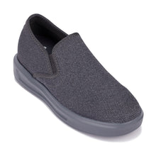 Load image into Gallery viewer, CALTO - X2783 - 2.8 Inches Taller (Charcoal/Grey Sole) - Lightweight Sneaker Loafers