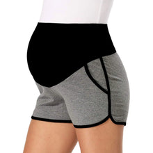 Load image into Gallery viewer, Fashionable Casual Maternity Sports Shorts with Belly Holder - # WOM21610007 - PRG