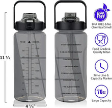 Load image into Gallery viewer, 64oz Motivational Hydration Bottle