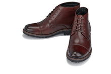Load image into Gallery viewer, CALTO 3.2-Inch Taller Dark Brown Leather Boots Y41081