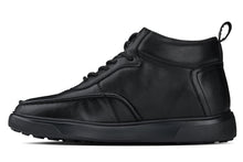 Load image into Gallery viewer, CALTO - Y7112 - 2.8 Inches Taller (Black) - Nappa Leather Moc-Toe Sneak-Boots