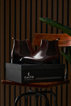 Load image into Gallery viewer, CALTO - Y72231 - 2.8 Inches Taller (Coffee Brown) - Chelsea Boots