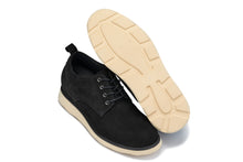 Load image into Gallery viewer, CALTO - Y7261 - 2.8 Inches Taller (Black) - Nubuck Upper Wedge Sole Work Boots