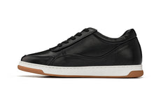 Load image into Gallery viewer, CALTO - Y7885 - 2.6 Inches Taller (Black/White & Gum Sole) - Elevated Leather Sneakers