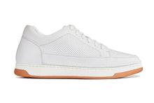 Load image into Gallery viewer, CALTO - Y7932 - 2.6 Inches Taller (White/Off-White & Gum Sole) - Elevated Micro-Perforated Leather Sneakers