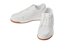 Load image into Gallery viewer, CALTO - Y7932 - 2.6 Inches Taller (White/Off-White & Gum Sole) - Elevated Micro-Perforated Leather Sneakers