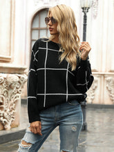 Load image into Gallery viewer, Crew Neck Ribbed Knit Pullover Sweater