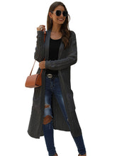 Load image into Gallery viewer, Knitted Long Sleeve Cardigan Sweater