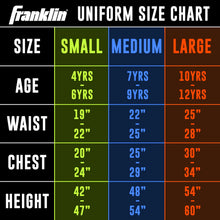 Load image into Gallery viewer, Franklin Sports NFL Youth Football Uniform Set for Boys & Girls - Includes Helmet, Jersey & Pants with Chinstrap + Numbers Indianapolis Colts Medium - # BOAA12110001