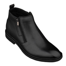 Load image into Gallery viewer, TOTO - YH7105 - 2.8 Inches Taller (Black) - Ankle Zip Boots - Lightweight