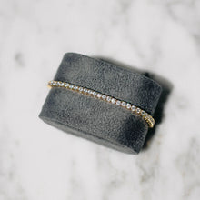 Load image into Gallery viewer, 18K Gold Plated Zircon Tennis Bracelet