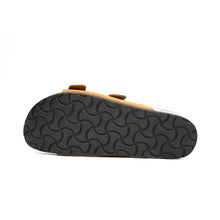 Load image into Gallery viewer, Yellow Buckle Slide Sandals