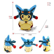 Load image into Gallery viewer, 24 Pcs Pokemon Pikachu Cosplay Toys Charizard Snorlax Garchomp Tyranitar Hydreigon Anime Stuffed Plush Cartoon Peluche Dolls - # BOT&G512610001