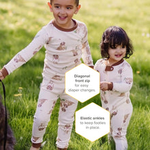 Load image into Gallery viewer, Burt's Bees Baby Baby Boys' Pajamas, Zip-Front Non-Slip Unisex Footed Sleeper Pjs, Organic Cotton 18 Months St Bernard Dog 1 - # BOAA11710014