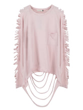 Load image into Gallery viewer, Ripped Long-Sleeve Pullover Top