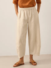 Load image into Gallery viewer, 100% Linen Classic Ankle Pants ZOE