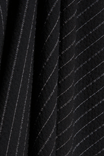 Load image into Gallery viewer, The Luxe Zip Jacket (Black Pinstripe)