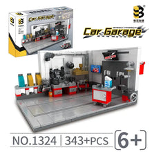 Load image into Gallery viewer, Building Block Garage Car Toys - # BOT&G53710008