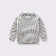 Load image into Gallery viewer, Baby Boys Girls Children Autumn And Winter Loose Knitted Coat Sweater - # BOAA111010001