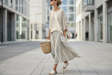 Load image into Gallery viewer, Women’s Beach Vacation Two Piece Set – Loose Summer Outfit