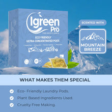 Load image into Gallery viewer, IGREEN PRO Ultra Concentrated Laundry Detergent Pods – 35 Loads