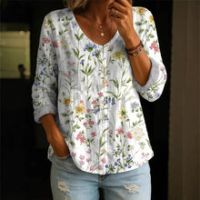 Load image into Gallery viewer, Women's Plus-Size Printed Cardigan – Boho Loose Fit 3/4 Sleeve Top