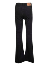 Load image into Gallery viewer, Balenciaga Women Black Denim Bootcut Slim Fit Jeans