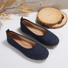 Load image into Gallery viewer, Women’s Low-Cut Round Toe Loafers – Slip-On Flat Casual Shoes